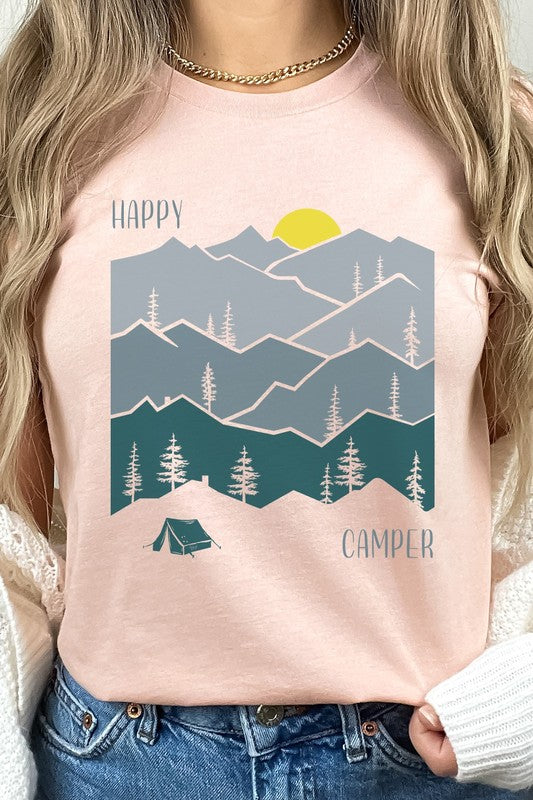 Happy Camper Sunrise Graphic Tee