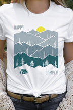 Happy Camper Sunrise Graphic Tee