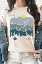Happy Camper Sunrise Graphic Tee
