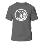 Hiking Mountain Compass Graphic Tee