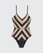 Arava Stripes Black Nude