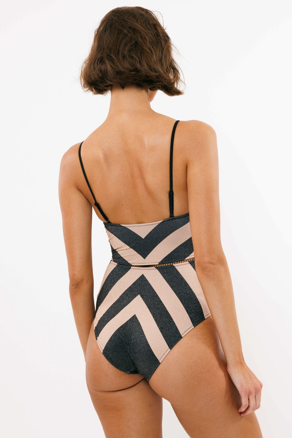 Arava Stripes Black Nude