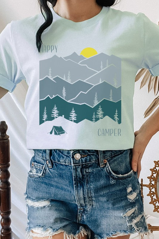 Happy Camper Sunrise Graphic Tee
