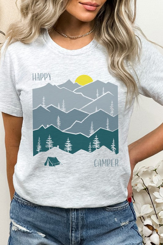 Happy Camper Sunrise Graphic Tee