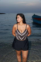 Overall Arava Black Skin Stripes